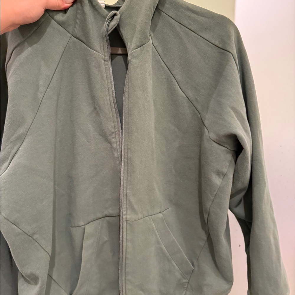 Zella Women’s Green Zip-Up Hoodie